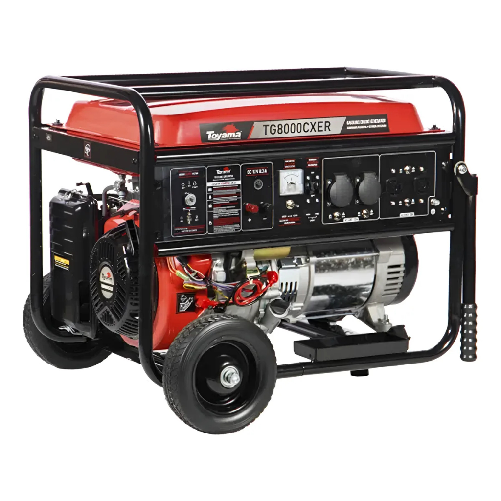 Gerador A Gasolina 420cc 115/230v 25 Litros Bivolt TG8000CXER  - Toyama