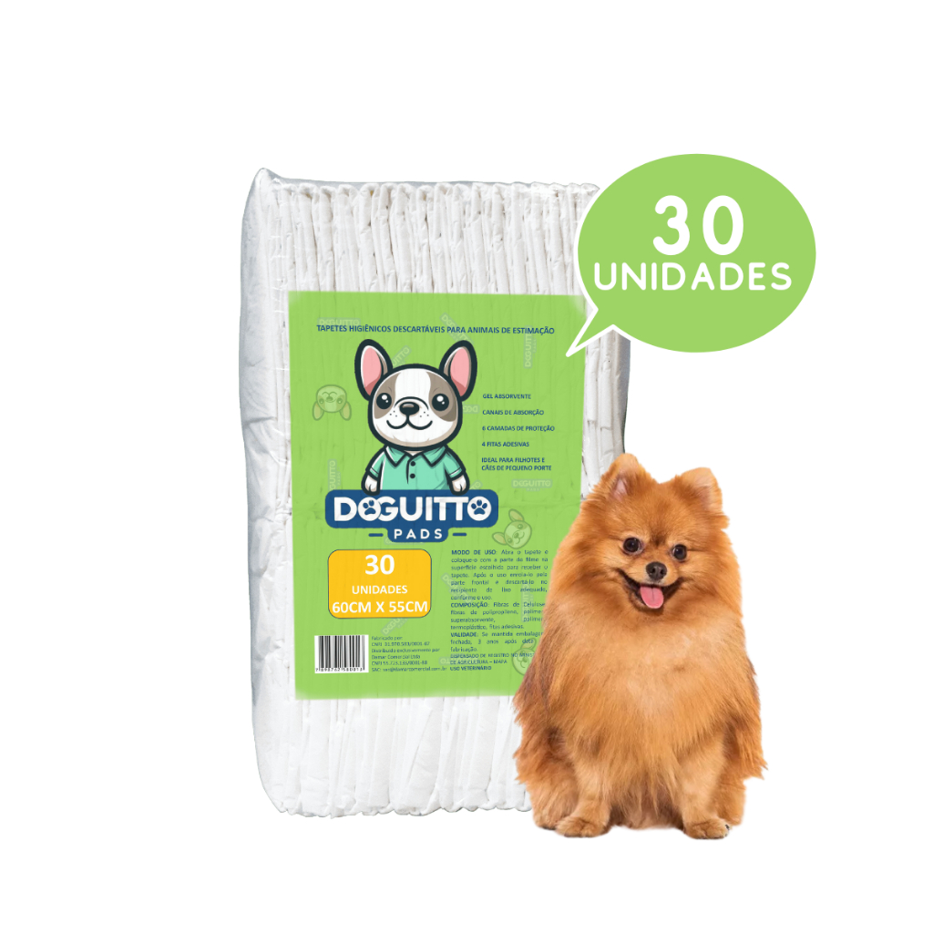 Tapete Higiênico Doguitto Pet Absorvente Antissuja Ideal para Cães Filhotes Anti Sujeira Descartável em Oferta na Shopee