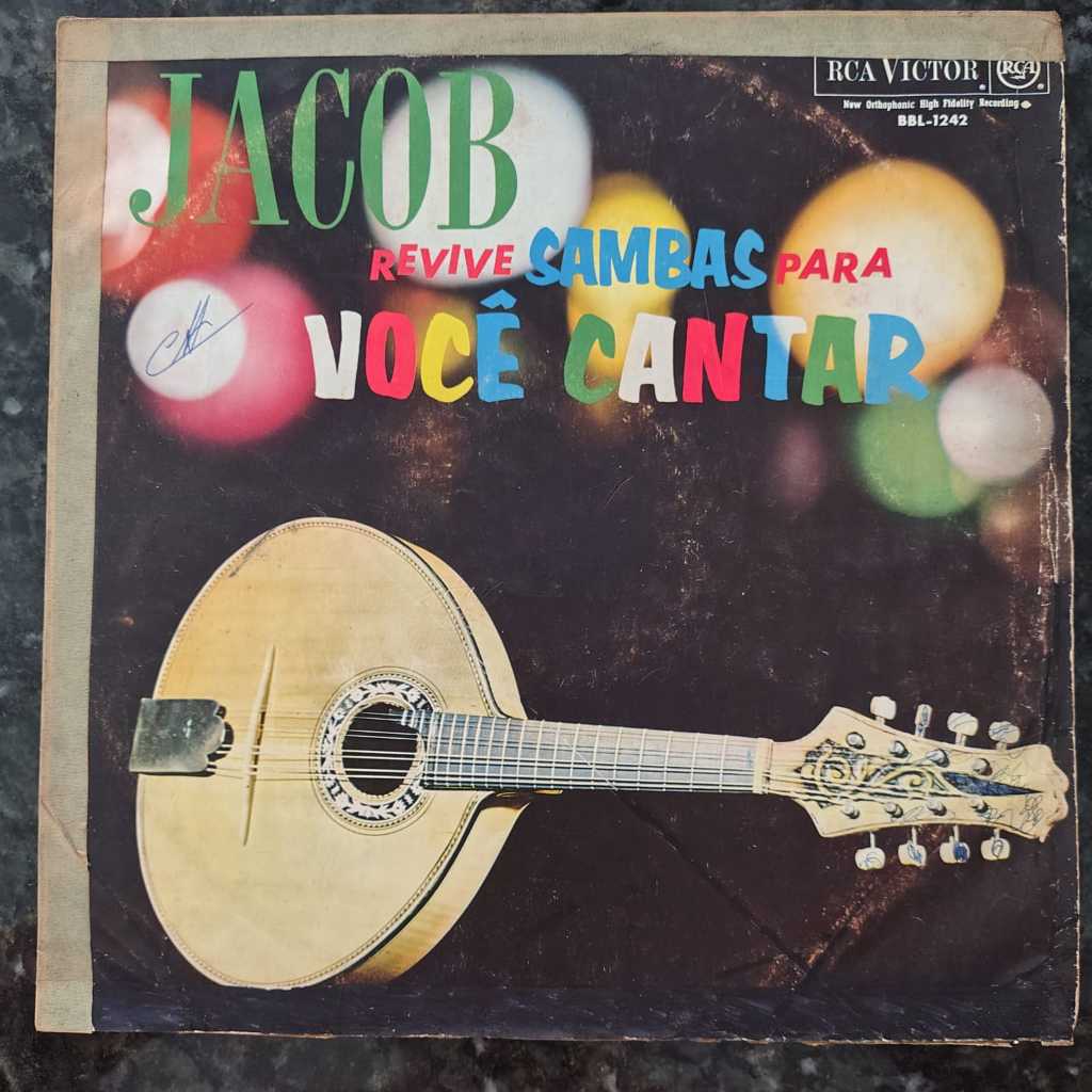 LP Disco Vinil Jacob - Revive Sambas Para Você Cantar
