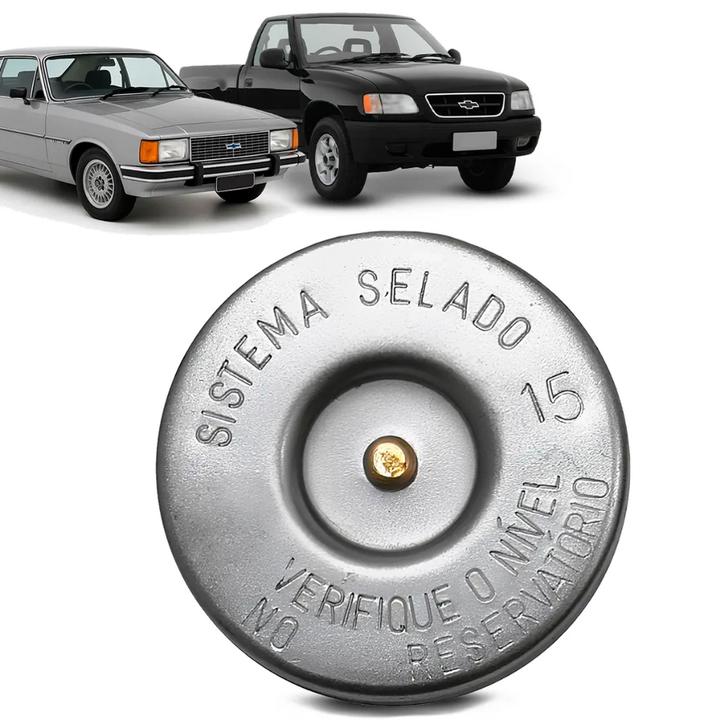 Tampa Radiador 15lbs S10 Blazer 95 a 2011 Opala Caravan