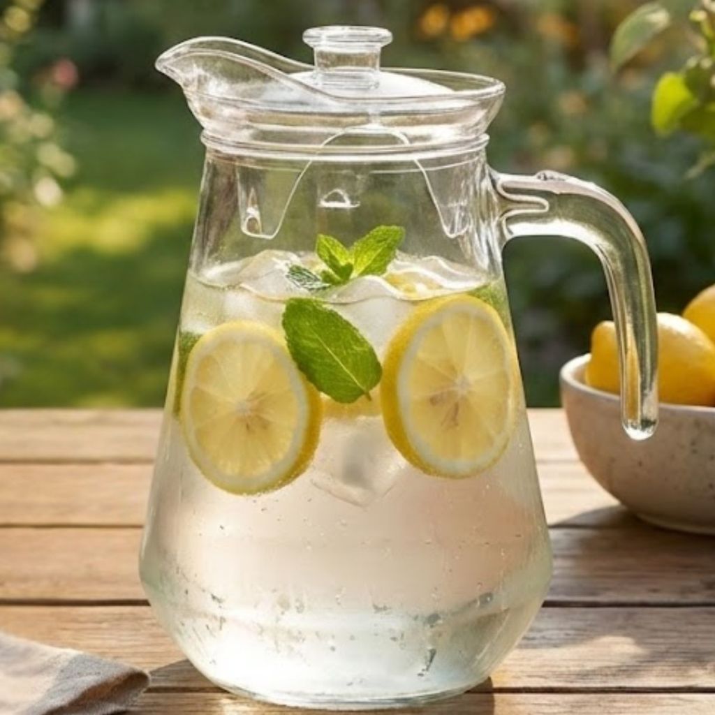 Jarra De Vidro 1,5L Para Água Suco Drinks Bares Restaurantes Cozinha Almoço