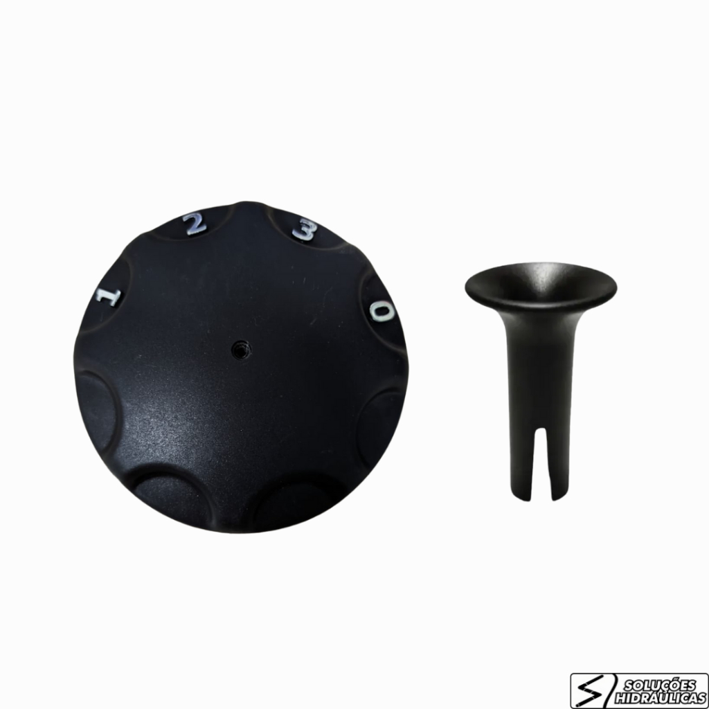 MANIPULO SELETOR DE TEMPERATURA VENTILADOR E PINO DE ROTAÇÃO - SINTEX