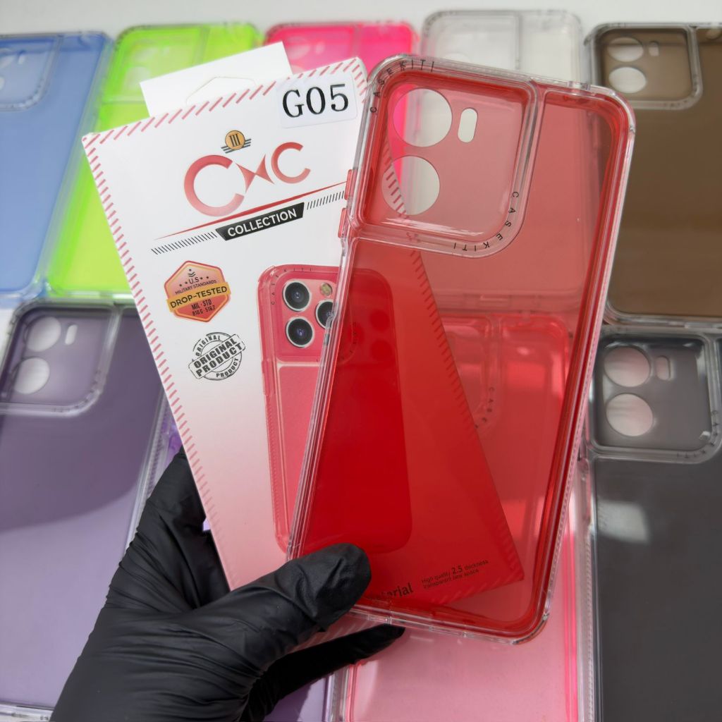 Capa Silicone Para Motorola Moto G05 Space 3 Colorida Kit Capa + Pelicula 3D  ou