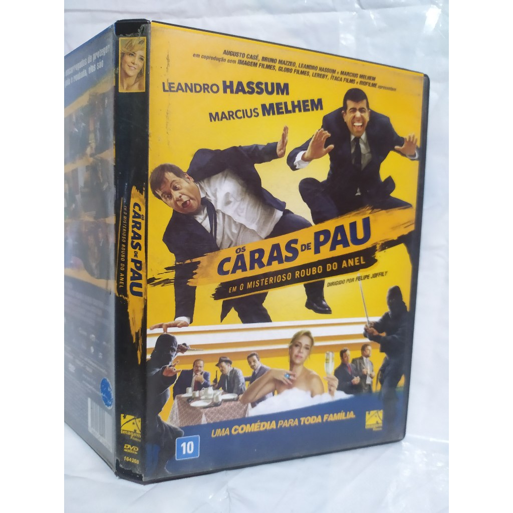 Dvd os caras de pau em o misterioso roubo do anel 2013