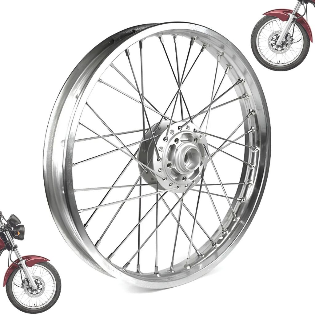 Roda raiada fan150 titan150 a disco 2004 A 2013 dianteira alinhada em Oferta na Shopee