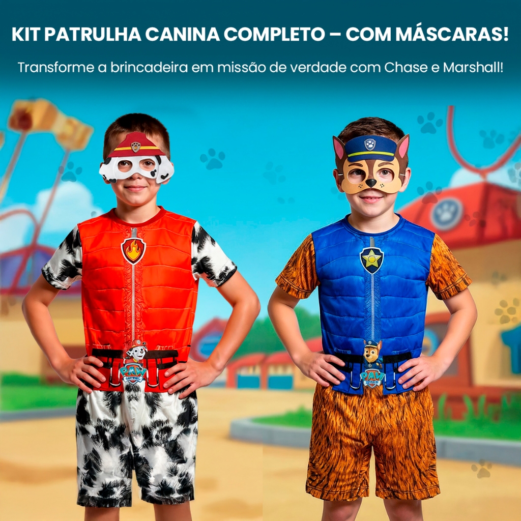Máscara Marshall Patrulha Canina: Onde Comprar | BuscaProdutos