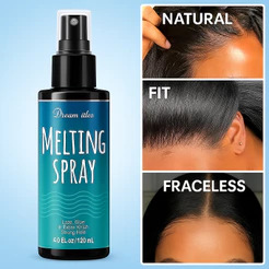 Spray Fixador para Lace Melting Spray Forte Ficação Invisível para Perucas 120ml