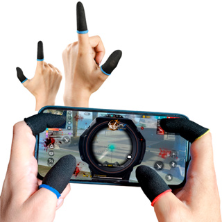 Kit Luva de Dedo Luvinha gamer Anti-Suor Para Celular Jogos FPS Free Fire Pubg Mobile Call Of Duty em Oferta na Shopee