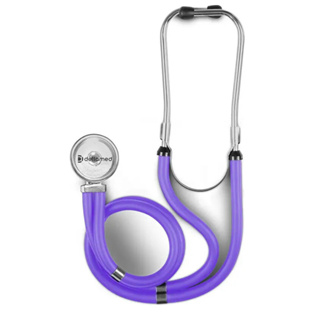 Estetoscópio Duplo Rappaport Premium Dellamed - Roxo em Oferta na Shopee