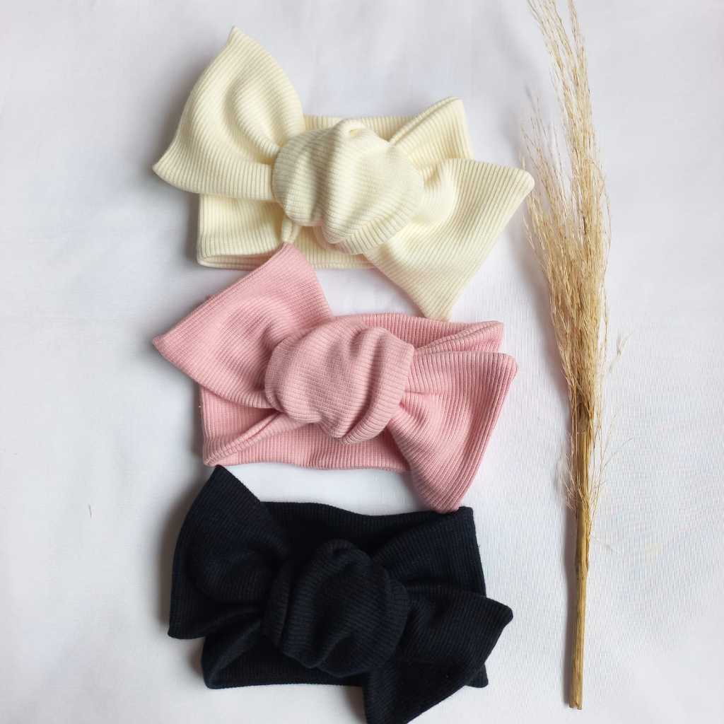 Kit 3 Faixa Turbante Bebê Menina Ajustável Algodão Laço Maternidade Infantil Recém-Nascido Tiara em Oferta na Shopee