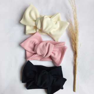 Kit 3 Faixa Turbante Bebê Menina Ajustável Algodão Laço Maternidade Infantil Recém-Nascido Tiara em Oferta na Shopee
