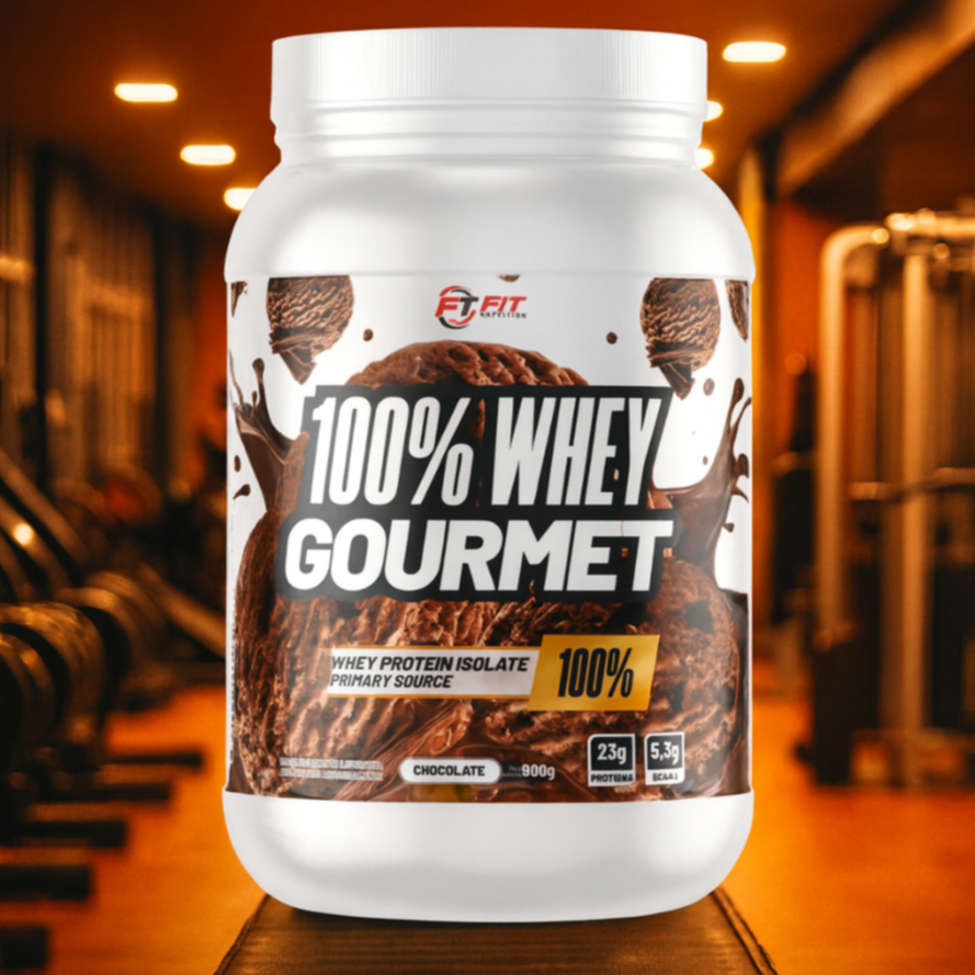 Whey Protein Gourmet 100% Concentrado Isolado Whey de 23g Proteína