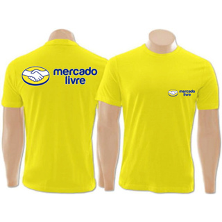 Camiseta Mercado Livre  Uniforme Profissional para Entregadores e Parceiros em Oferta na Shopee