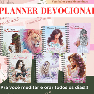 Planner Devocional Pequeno (A6) Feminino em Oferta na Shopee
