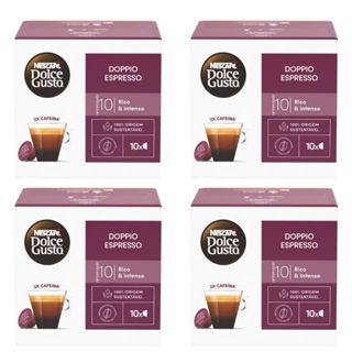 Dolce Gusto Doppio Espresso Kit 4 Caixas - 40 Cápsulas Original em Oferta na Shopee