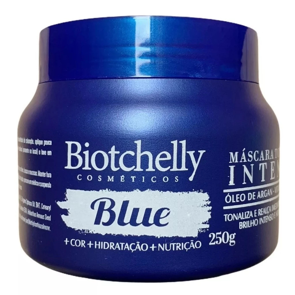 O MELHOR TONALIZANTE AZUL PARA CABELOS DO BRASIL 250G- BIOTCHELLY