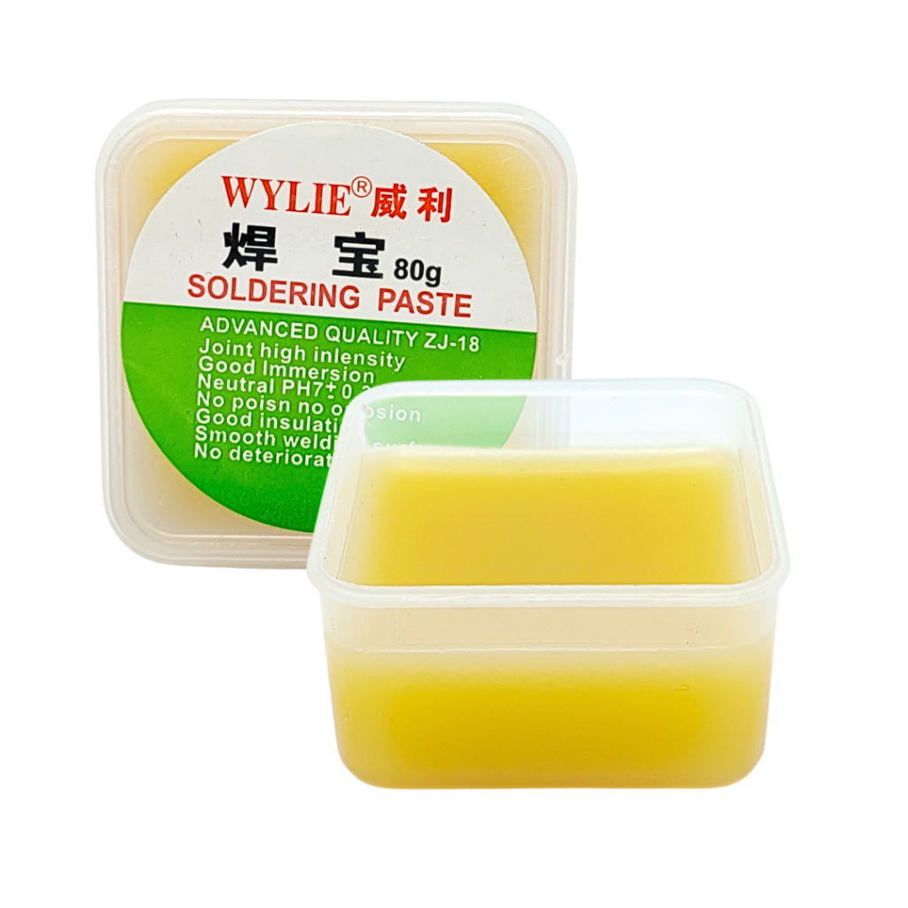 Fluxo De Solda Pastoso Solda Pasta Reballing Bga Zj-18 80g Wylie em Oferta na Shopee