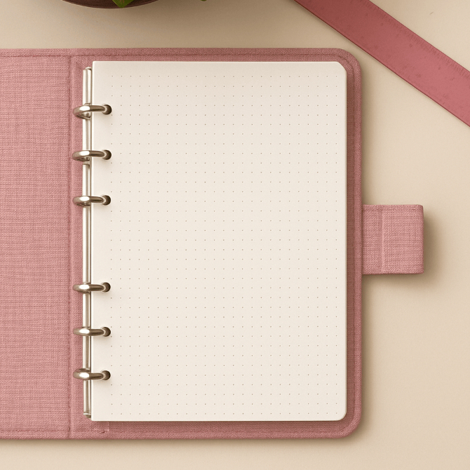 Kit 120 Folhas Pólen Pontilhadas A5 6 Furos