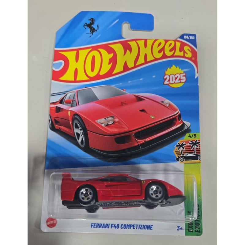 Carrinho miniatura Hot Wheels Ferrari F40 / SF90 / 365 / Porsche 911  - 1:64