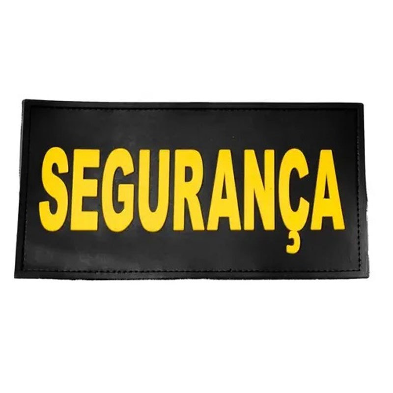 Emborrachado Para Costas Segurança Colete 19x10cm