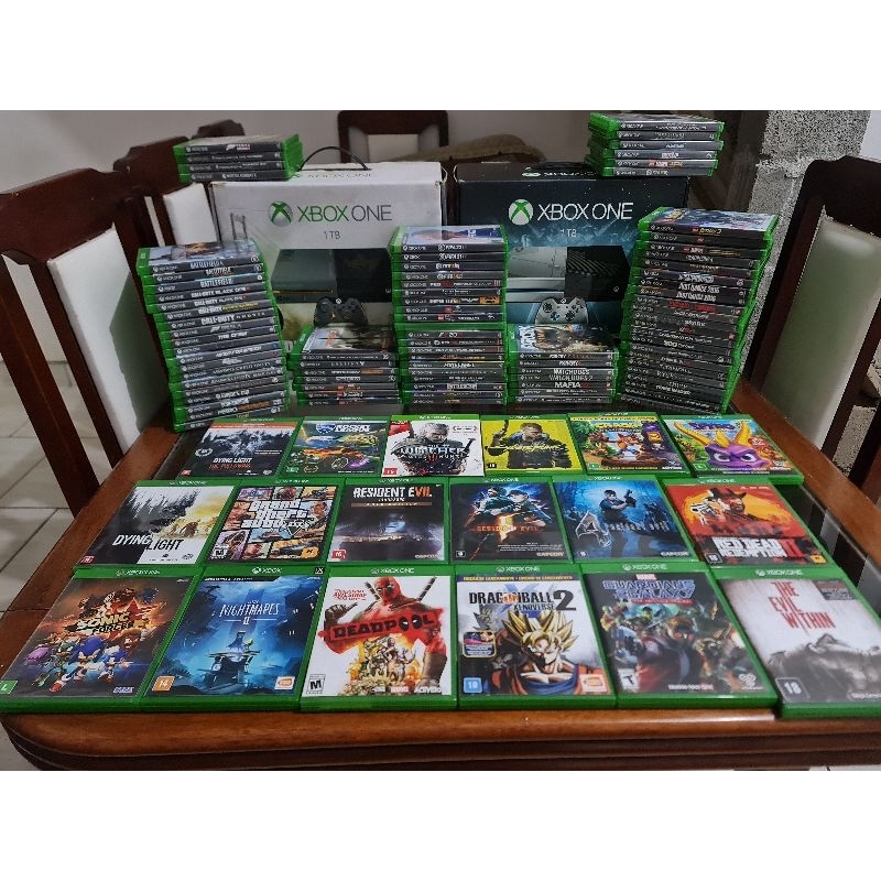 Jogos Originais P/ Xbox One X S Gta 5 Resident Evil Gears Of War Fifa Red Dead Redemption