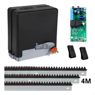 Kit Motor Portão Ppa Dz Stark 600 Z18 1/3 500kg Frequência 60hz 4M Cremalheira em Oferta na Shopee