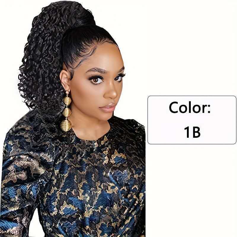 Aplique Rabo de Cavalo Cacheado Orgânico 35cm CJ580