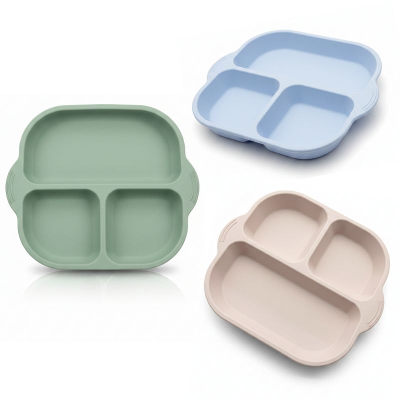 Prato Com Divisória Petisqueira P/ o Dia a Dia Alta Qualidade Quad/Redon/Retang em Oferta na Shopee