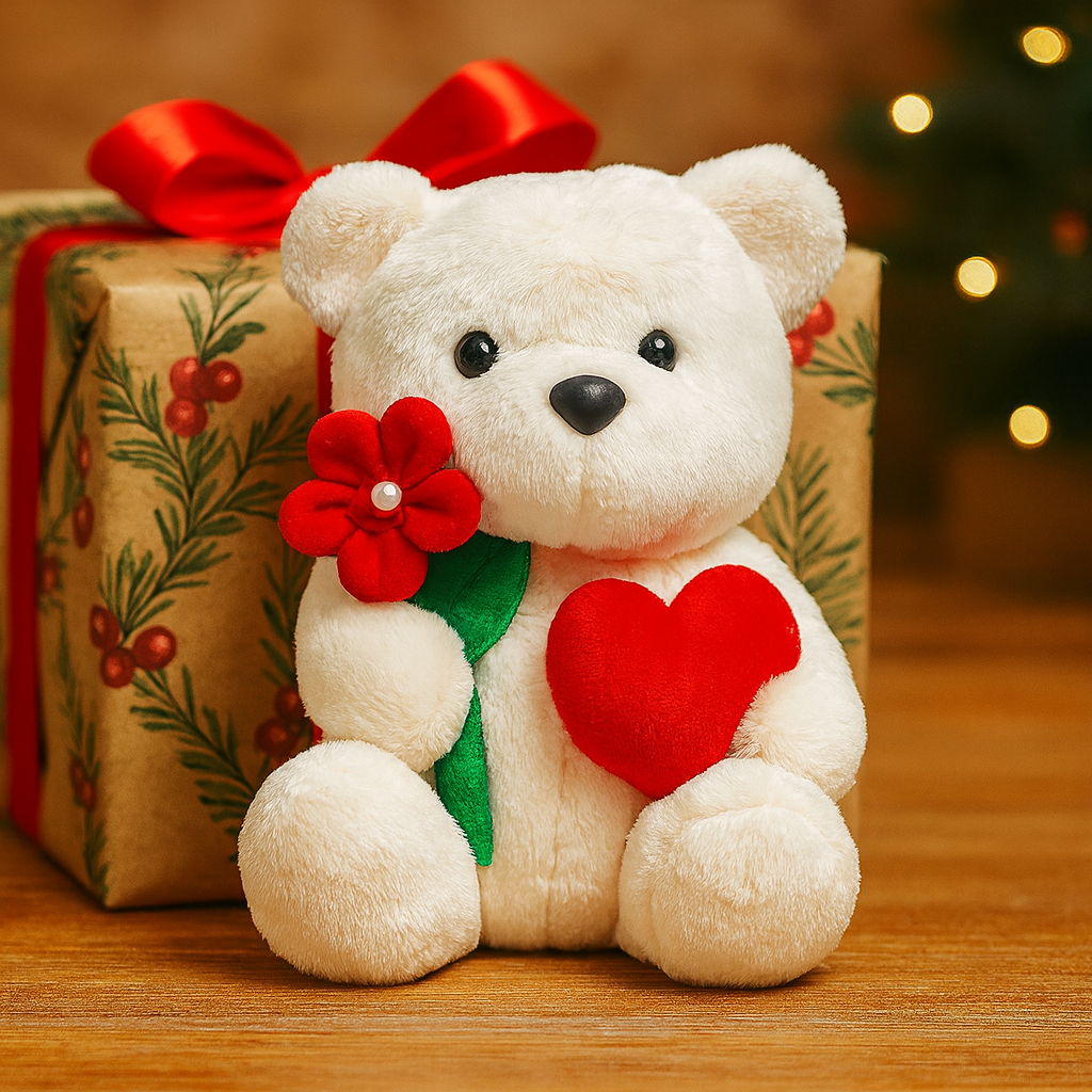 Urso de Pelúcia 22cm Love You Presente Barato para Namorada e Crianças Aniversario Ursinho Teddy