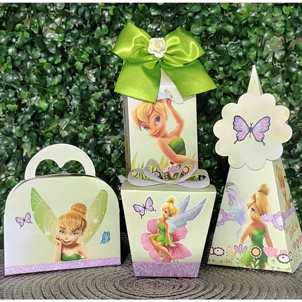 KIT FESTA TINKER BEL FESTA SININHO LEMBRANCINHA FADINHA FESTA TINKER BELL CAIXINHA TINKER BELL  PEGUE E MONTE