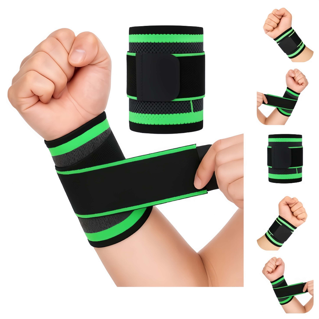 [ Munhequeira ] de compressão Ajustável - Tensor luva Anatômica suporte protetor de pulso tendinite em Oferta na Shopee