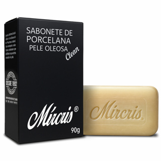 Sabonete De Porcelana Facial Pele Oleosa Clean Mírcris 90g em Oferta na Shopee