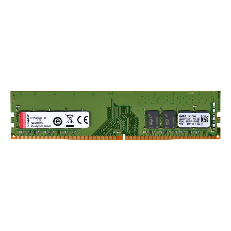 Memória Ram Kingston 8GB Ddr4 3200mhz Kvr26n19s8/8 Dimm – Desktop
