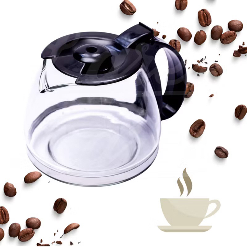 Jarra Para Cafeteira Britania BCF18 /BCF18I Preto Vidro Reforçado