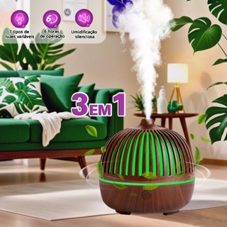 Difusor de Aroma 12 Horas Umidificador Ultrassônico 2 Modo de Névoa Silencioso para Pele Sensível Alívio De Secura em Oferta na Shopee