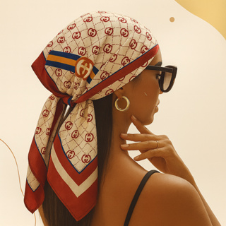 Lenço Cetim 90x90 Cabeça Pescoço de Seda Super Moda Bandana Encharpe Encharp Feminino em Oferta na Shopee