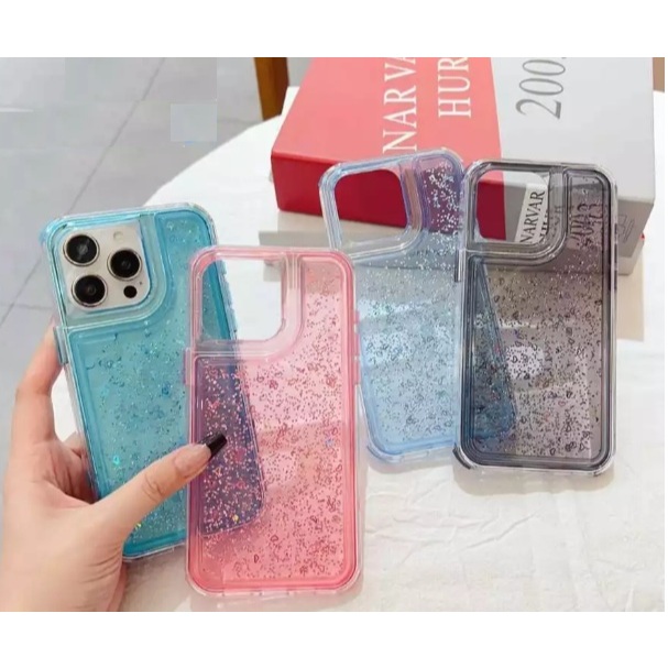 Capa Case Capinha Anti Impacto Colorida com Glitter Brilho de Coração Samsung A26 A36 A56 em Oferta na Shopee