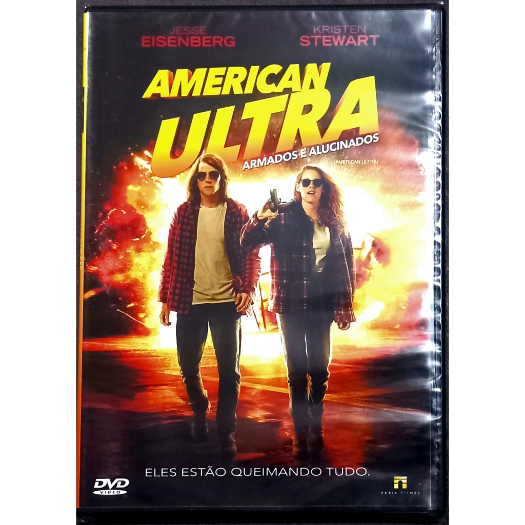 [LACRADO] DVD American Ultra - Armados e Alucinados - (Kristen Stewart / Jesse Eisenberg)