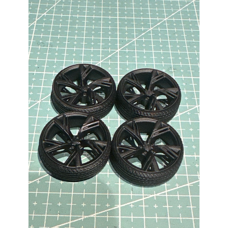 kit rodas para miniatura 1/20 audi R8