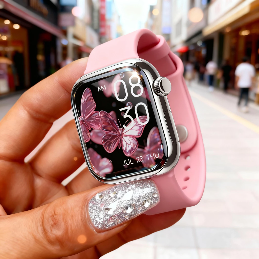 smartwatch relogio feminino watch10max relógio digital feminino inteligente esporte  Android iOS — imagem 1