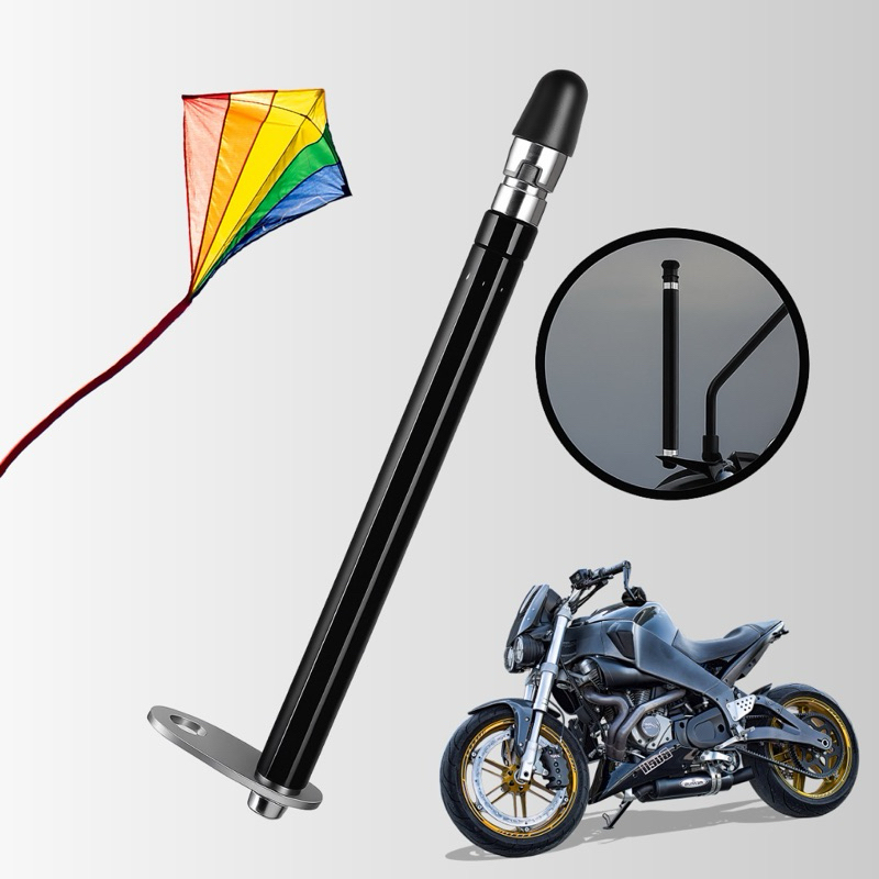 Antena Corta Linha Pipa Anti Cerol Moto Inox Retrátil em Oferta na Shopee