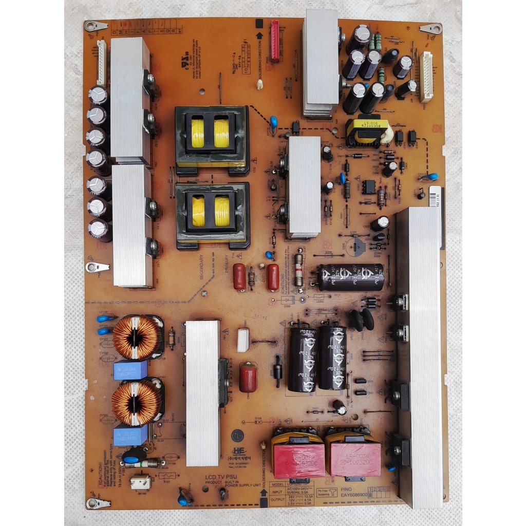 Placa Fonte LGP5260-10P EAY6086900 LG 55LD550 55LD650 - Testada e com garantia