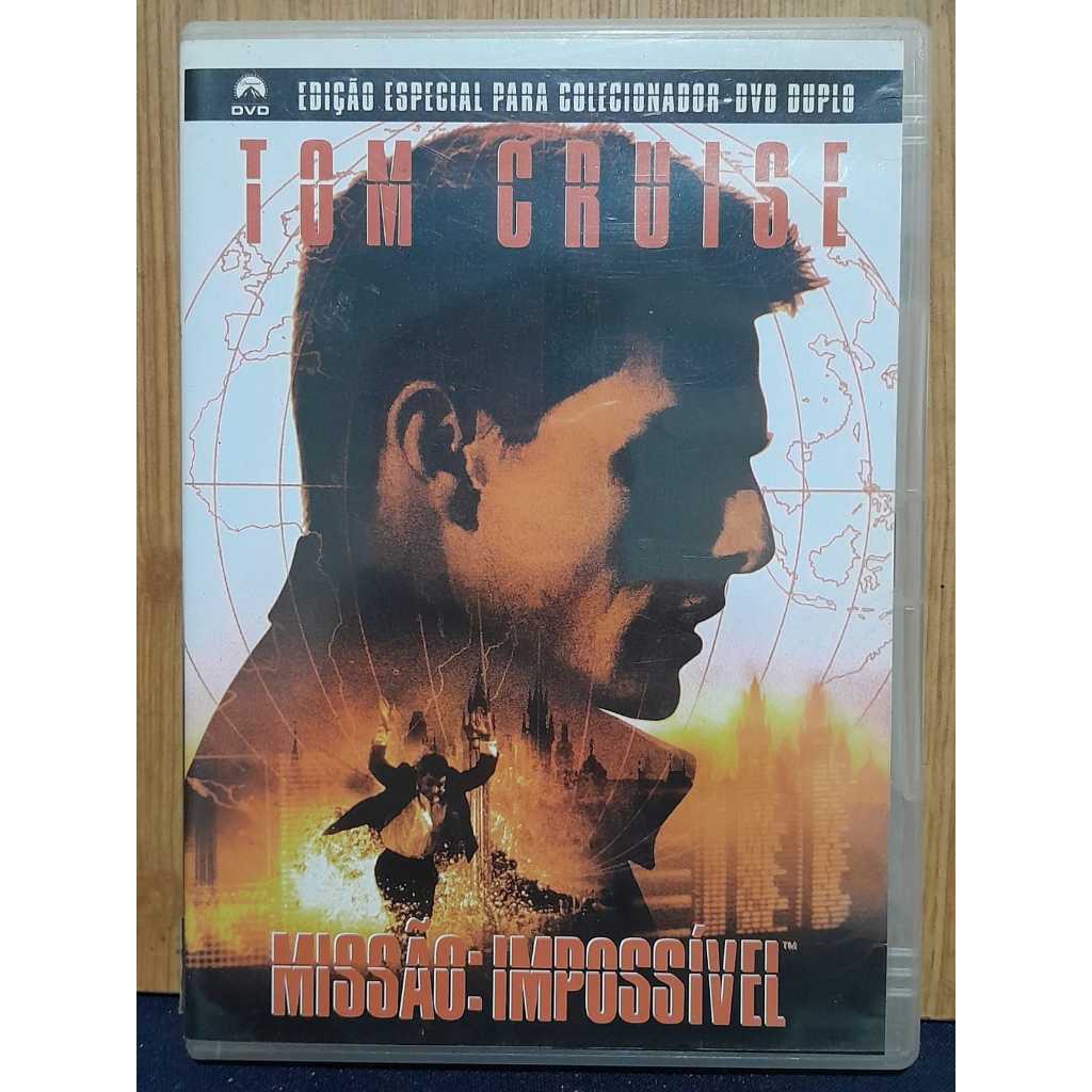 DVD MISSÃO: IMPOSSÍVEL – EDIÇÃO ESPECIAL PARA COLECIONADOR / DOIS DISCOS / CX DVD22/ SH  EDIÇÃO DUPLA PARA COLECIONADORE