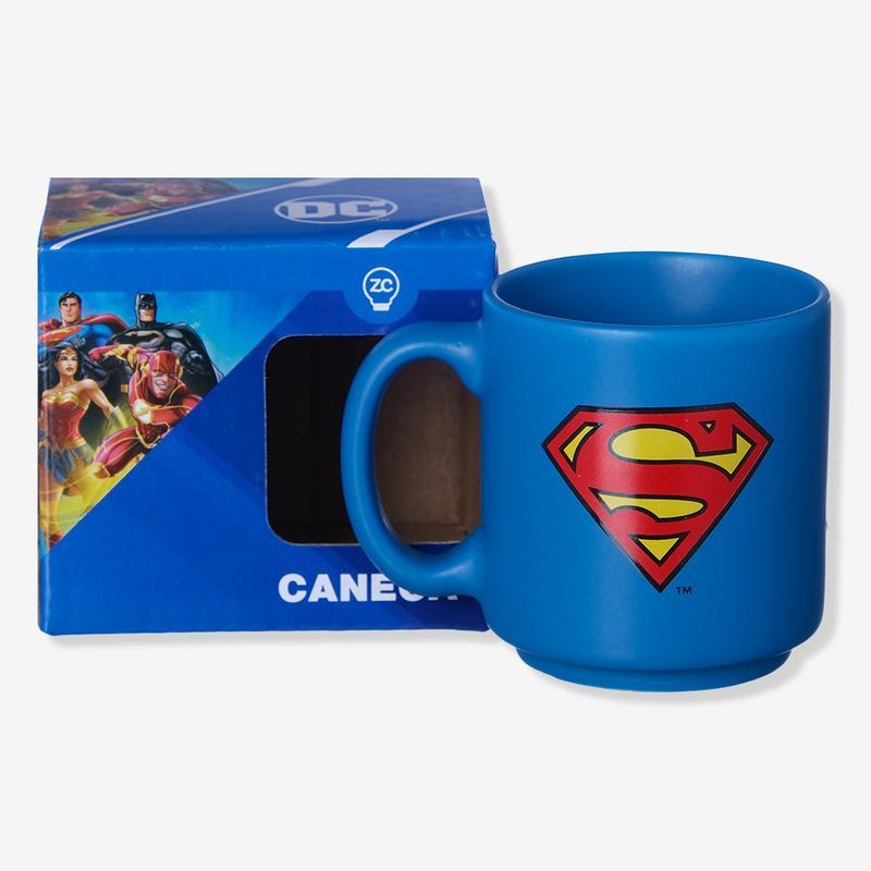 Caneca Mini Tina Super Man - Canecas Empilháveis Super Homem - Zona Criativa - Colecionável