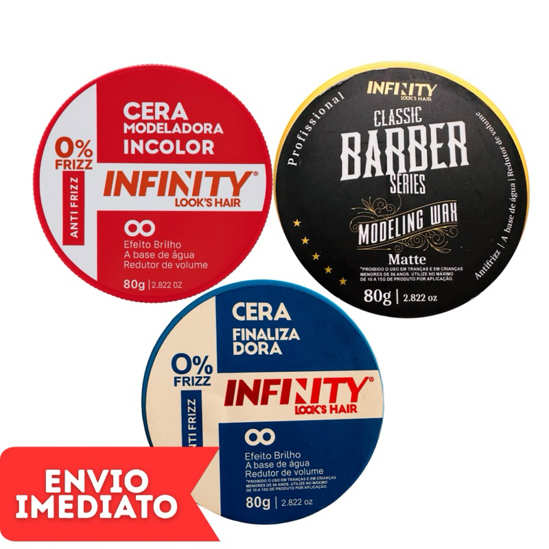 Pomada Para Cabelo Modeladora, Finalizadora e Barber Matte  Anti Frizz  A Base de Água  80g