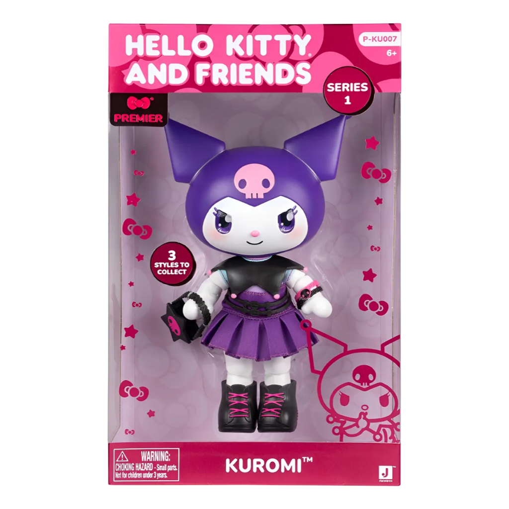 Boneca Articulada Kuromi De 20cm + Acessórios - Hello Kitty Sunny 4953 em Oferta na Shopee