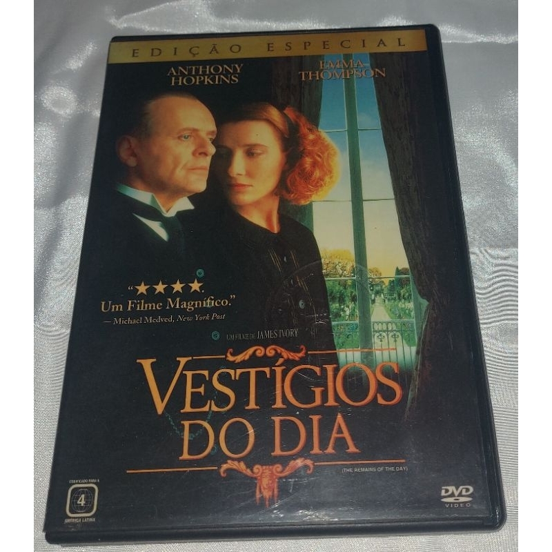 Dvd vestigios do dia james ivory original