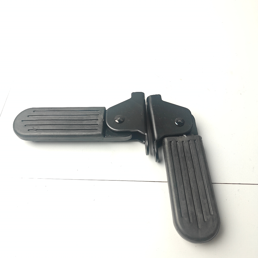 1 Par Universal De Pedal Dianteiro Para Ciclomotor Scooter  Elétrico , Dobrável Suporte De Perna , Almofada De Apoio À P