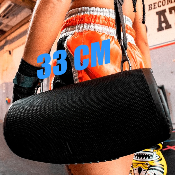 Caixa De Som Xtreme 3 Com Alça 33CM/120W 23CM/70W Bluetooth Pen-Drive USB AUX FM