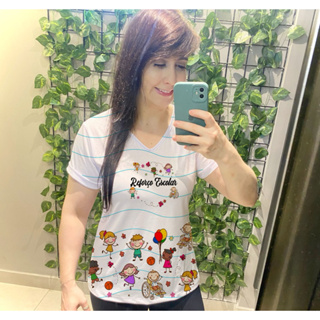 Camisetas T-shirt profissão Reforço Escolar feminina em Oferta na Shopee